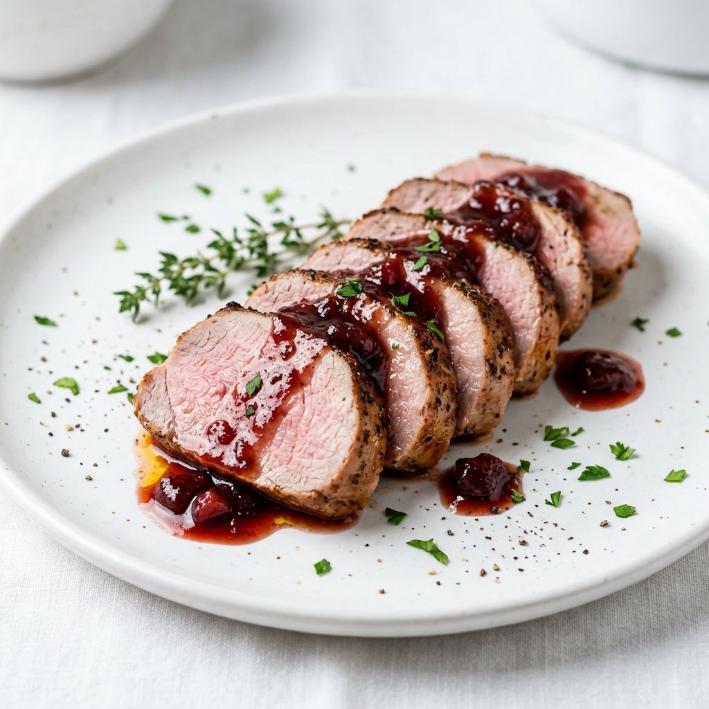 Lomo Fino de Cerdo en Salsa de Ciruela